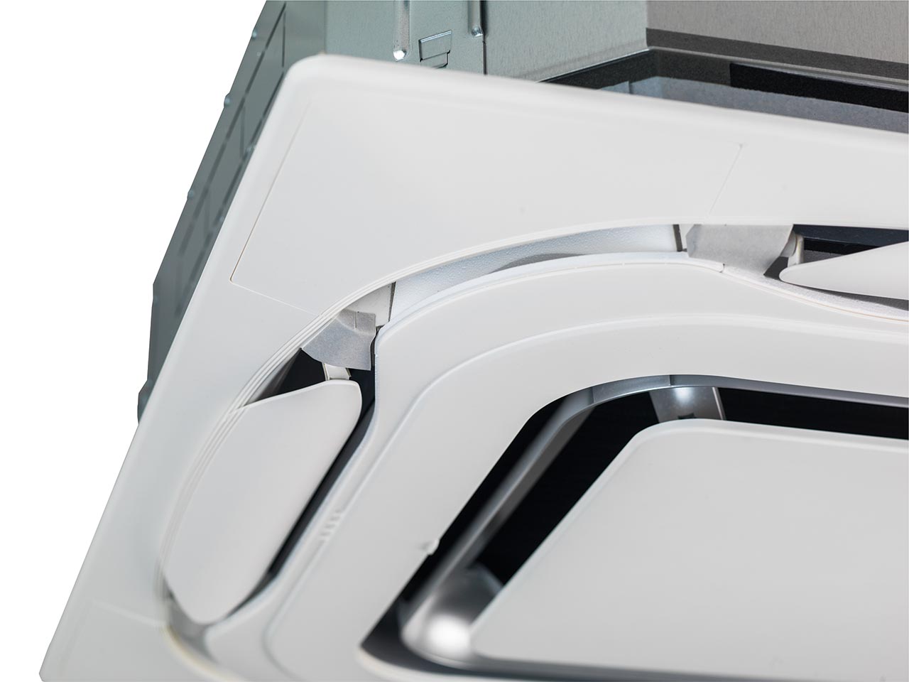 BYCQ140EP - Uitblaaspaneel Roundflow - design wit