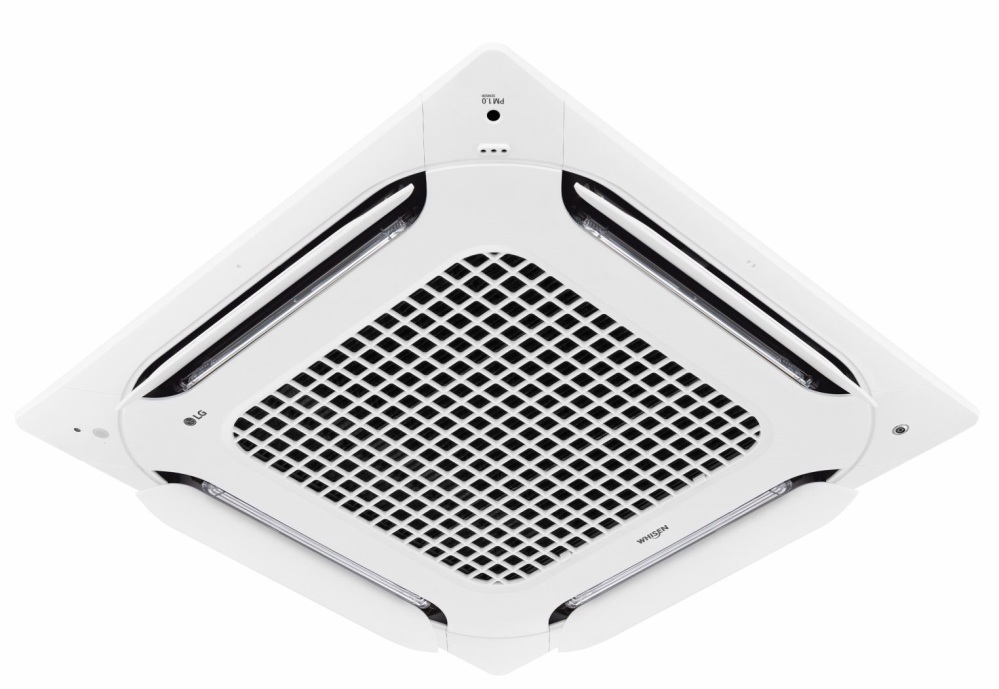 PT-AEGW0 LG Dual Vane Elevation Cassetterooster 4-zijdig Wit 950x950