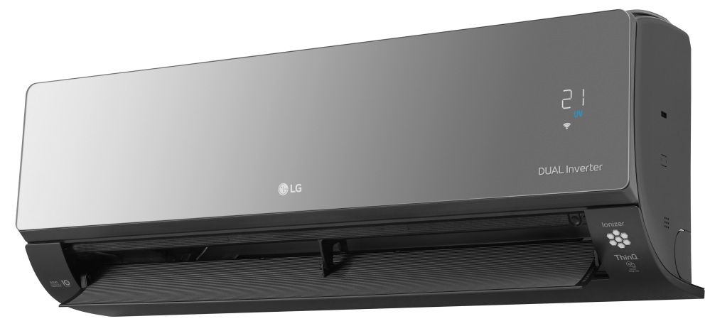 AC12BK.NSJ LG ARTCOOL Mirror Wandmodel 3,5kW Zwart - Image 2