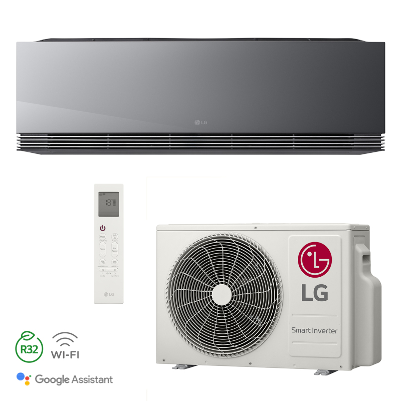 AA18SP LG ARTCOOL AI AIR Mirror SET Zwart 5,0kW