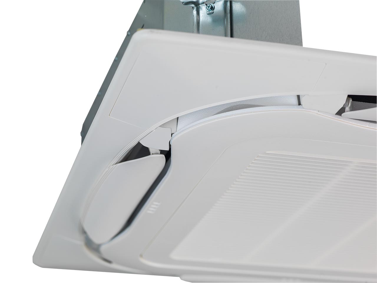 BYCQ140EW - Uitblaaspaneel Roundflow - zuiver wit
