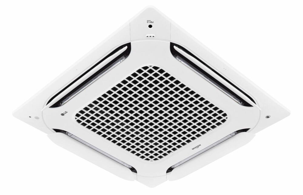 PT-AFGW0 LG Dual Vane Premium Cassetterooster 4-zijdig wit 950x950