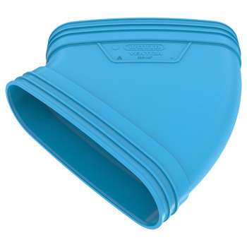 Wavin PVC ventilatiekanaal bocht 45° BL 235 M/M
