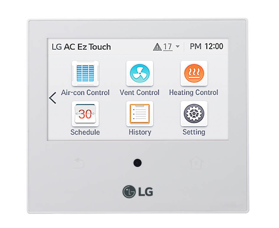 PACEZA000 LG AC EZ Touch Centr Bediening
