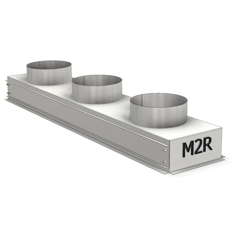 LG retour/aanzuig plenum M2-R 3x200mm
