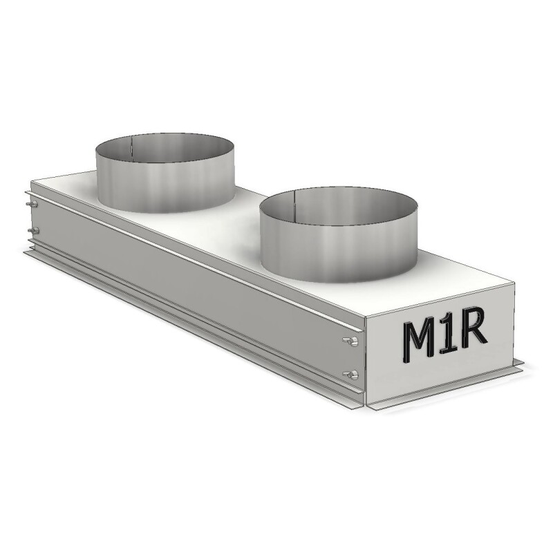 LG retour/aanzuig plenum M1-R 2x200mm