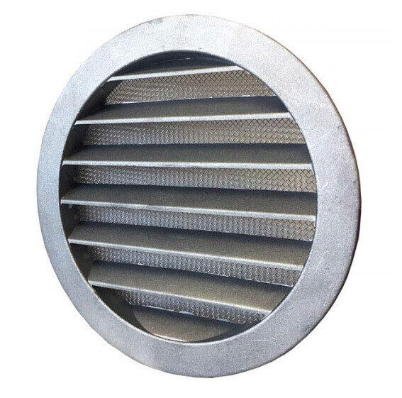 PWC600004 Tecnosystemi inbouwrooster Ø200 aluminium rond